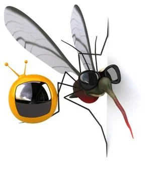Mosquito - 3D Illustration イラスト素材