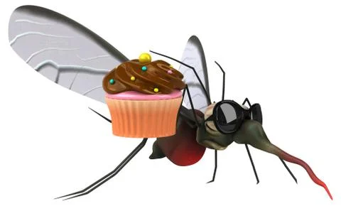 Mosquito - 3D Illustration イラスト素材