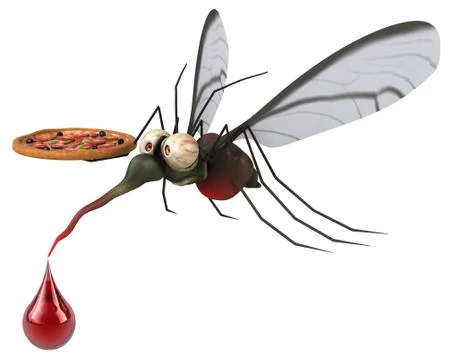 Mosquito - 3D Illustration イラスト素材