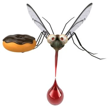 Mosquito - 3D Illustration イラスト素材