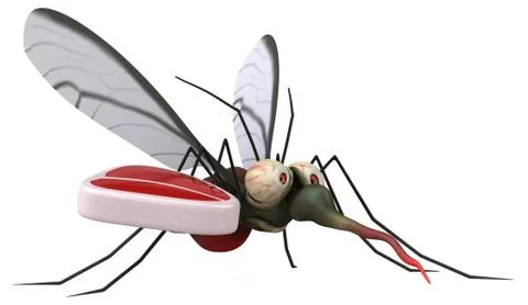 Mosquito - 3D Illustration イラスト素材