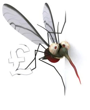 Mosquito - 3D Illustration イラスト素材