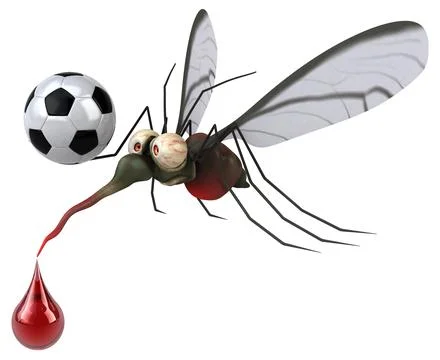 Mosquito - 3D Illustration Illustrazione stock