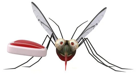Mosquito - 3D Illustration イラスト素材