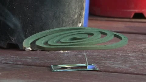 Mosquito coil 库存影片 12380928