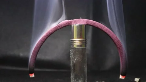 Mosquito coils Stock Footage 200299001