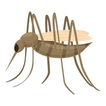 Mosquito icon cartoon vector. Insect protection 스톡 일러스트