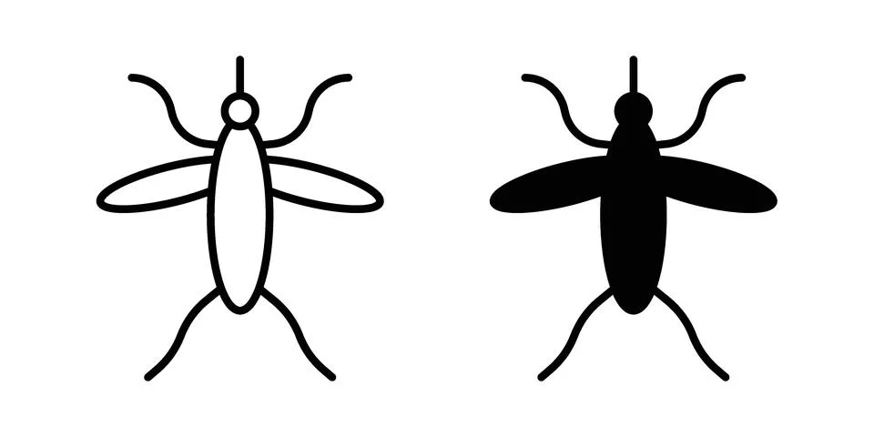 Mosquito icon graphic element. web icon set Stock Illustration