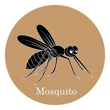Mosquito icon Stock Illustration