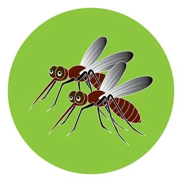 Mosquito icon Illustrazione stock