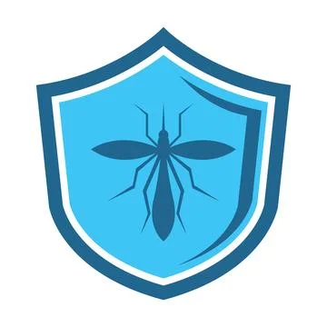 Mosquito icon logo design Stock Illustration