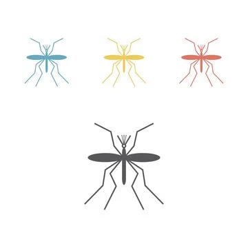 Mosquito icon vector. Vector graphic Stock Illustration