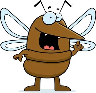 Mosquito idea Stock Illustration