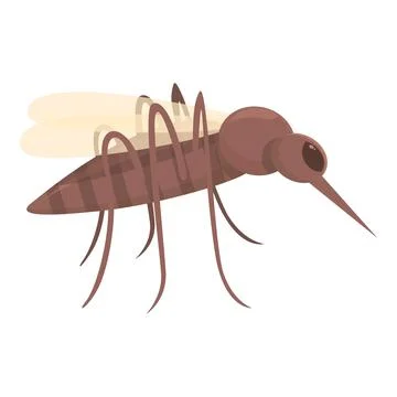Mosquito insect icon cartoon vector. Control disease 스톡 일러스트