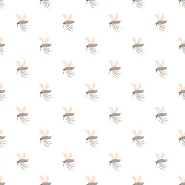 Mosquito insect virus pattern for health risk Stock Illustration