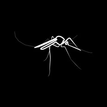 Mosquito it is icon . イラスト素材