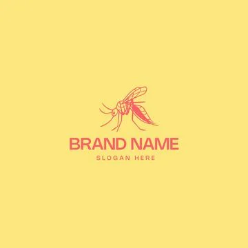 Mosquito logo template vector icon illustration - vector graphics Stock Illustration