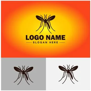 Mosquito logo vector art icon graphics for business brand icon mosquito log.. Stock-Illustration