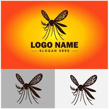 Mosquito logo vector art icon graphics for business brand icon mosquito log.. Stock-Illustration
