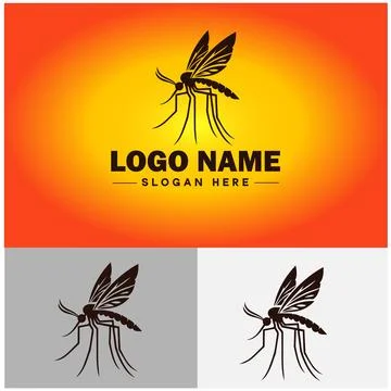 Mosquito logo vector art icon graphics for business brand icon mosquito log.. Stock-Illustration