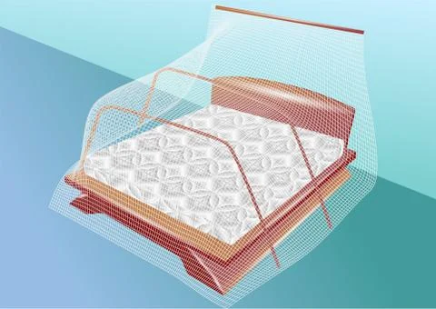 Mosquito net Stock Illustration