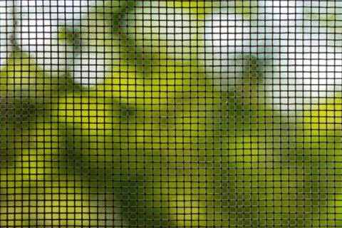 Mosquito nets for window screen black steel net protection for insect bug Foto stock