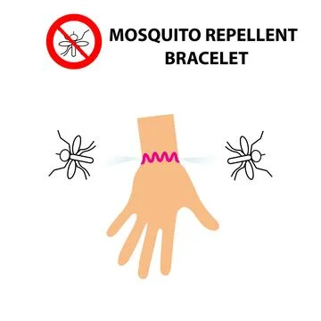 Mosquito repellent Stock Illustration