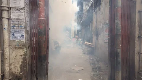 Mosquito Repellent Spraying In Dhaka Stock Footage 288624863