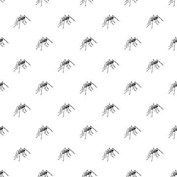 Mosquito seamless pattern for repeating background design 스톡 일러스트