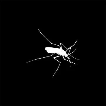 Mosquito Silhouette Stock Illustration