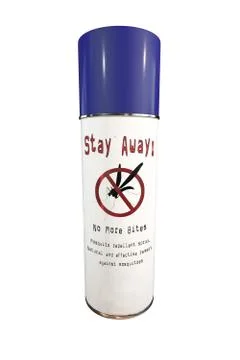 Mosquito spray can Stock Illustration