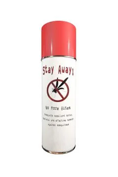 Mosquito spray can Stock Illustration