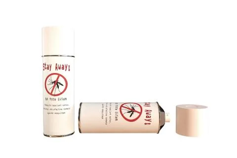 Mosquito spray cans Stock Illustration