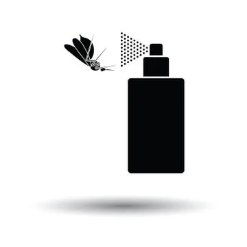Mosquito spray icon Illustrazione stock