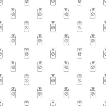 Mosquito spray pattern seamless Ilustração Stock