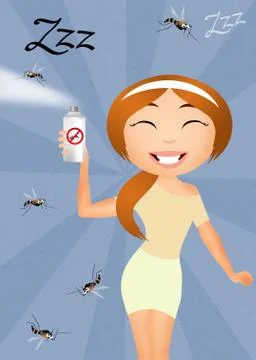 Mosquito stop Stock Illustration