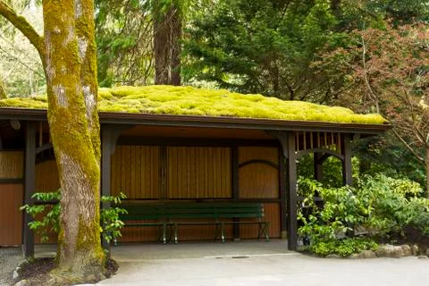 Moss hut Stock Photos