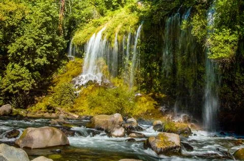 Mossbrae Falls Stock Photos
