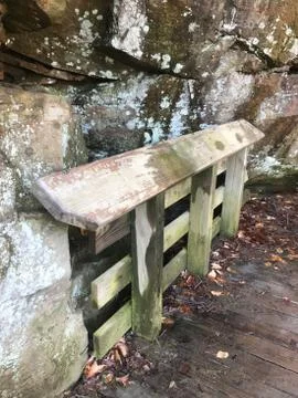 Mossy Guardrail Stock Photos