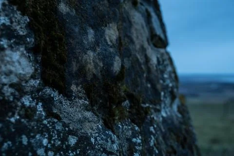 Mossy stone Stock Photos
