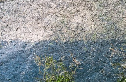 Mossy stone texture Stock Photos