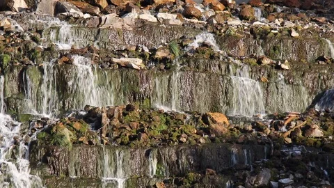 Mossy Waterfall Stock Footage 94221575