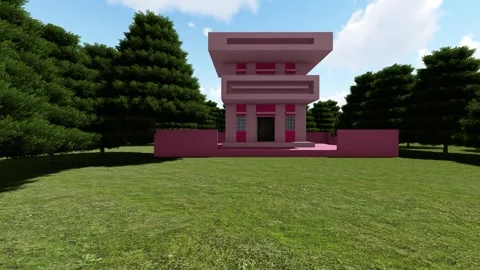 Most beautiful forest Duplex Villa Video stock 343769542