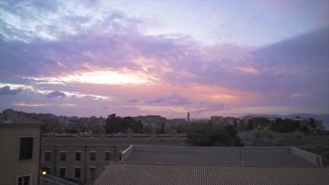 The most beautiful sunset in Greece. Stock Footage 145881312