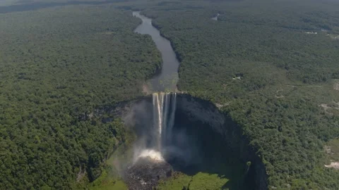 Most Beautiful Waterfall In the World Stock Footage 130470739