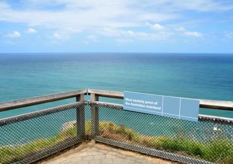 Most easterly point of the Australian mainland Foto stock