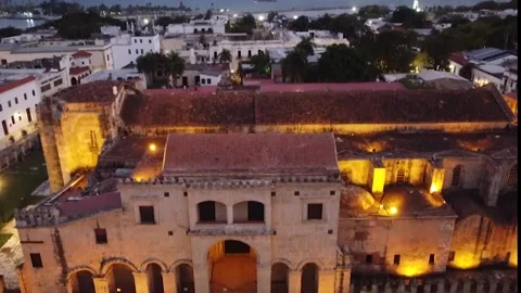 The most emblematic monuments in the Colonial Zone of Santo Domingo. Video stock 194517014