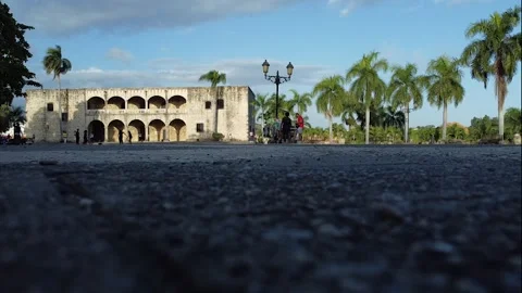 The most emblematic monuments in the Colonial Zone of Santo Domingo. Video stock 194517375