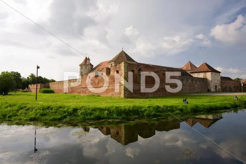 The Most Important Attraction Points In The Fagaras City Stock Photos
