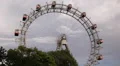 Most Popular Tourist Attraction Vienna Austria Riesenrad Ferris Wheel Prater Day HD Footage